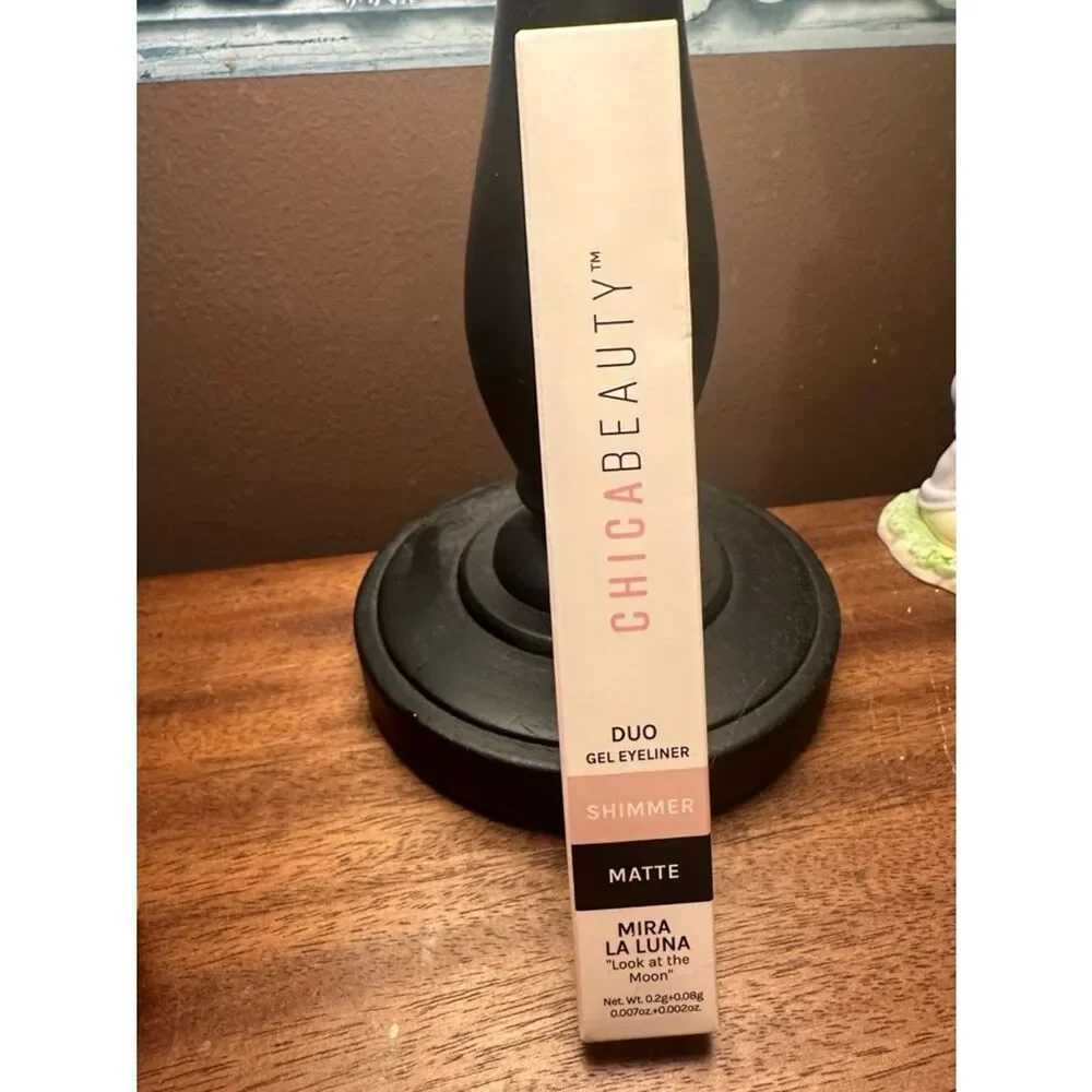 CHICABEAUTY Duo Gel Eyeliner - Shimmer & Matte (black) BNIB